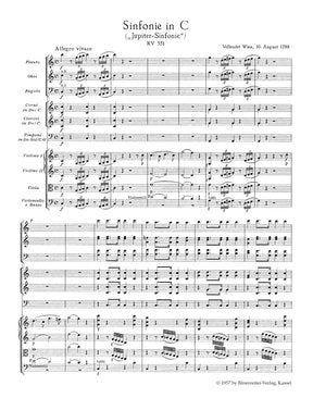 Mozart Symphony Nr. 41 C major K. 551 "Jupiter Symphony"