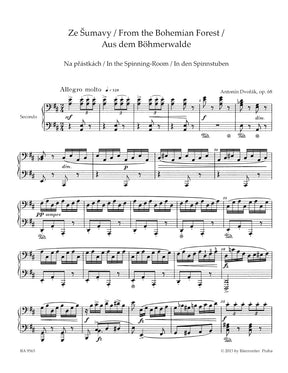 Dvorak From the Bohemian Forest for Piano Duet op. 68