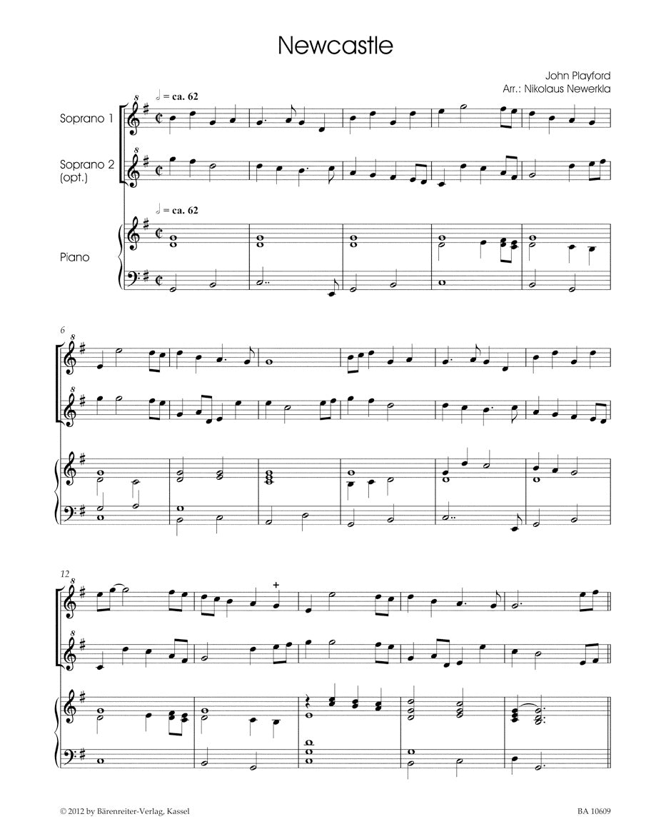 The English Dancing Master for Recorder (Flute) and Piano (second part ad lib.)