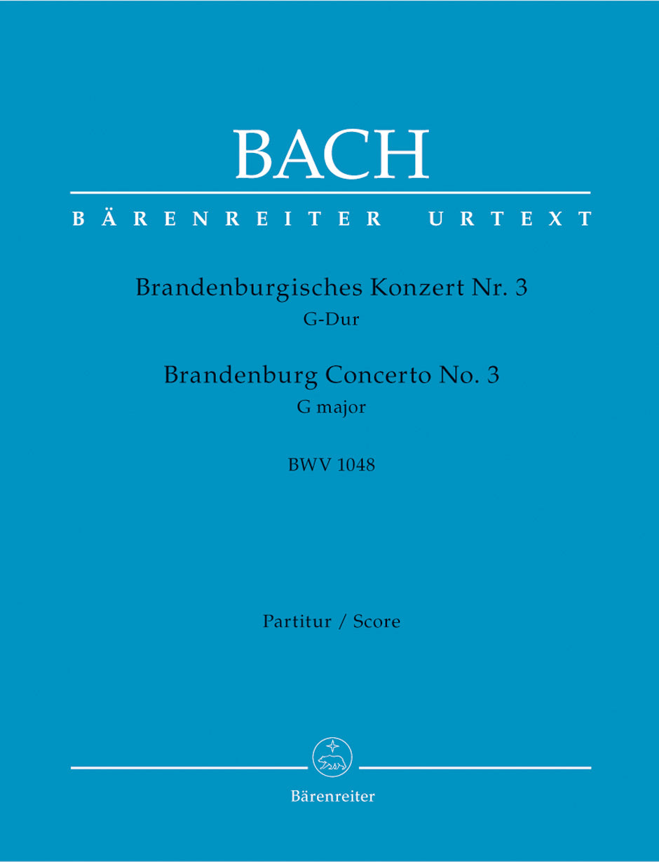 Bach Brandenburg Concerto Nr. 3 G major BWV 1048