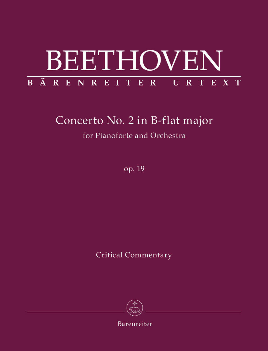 Beethoven Concerto for Pianoforte and Orchestra Nr. 2 B-flat major op. 19