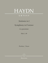 Haydn Symphony F minor Hob. I:49 "La passione"