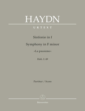 Haydn Symphony F minor Hob. I:49 "La passione"