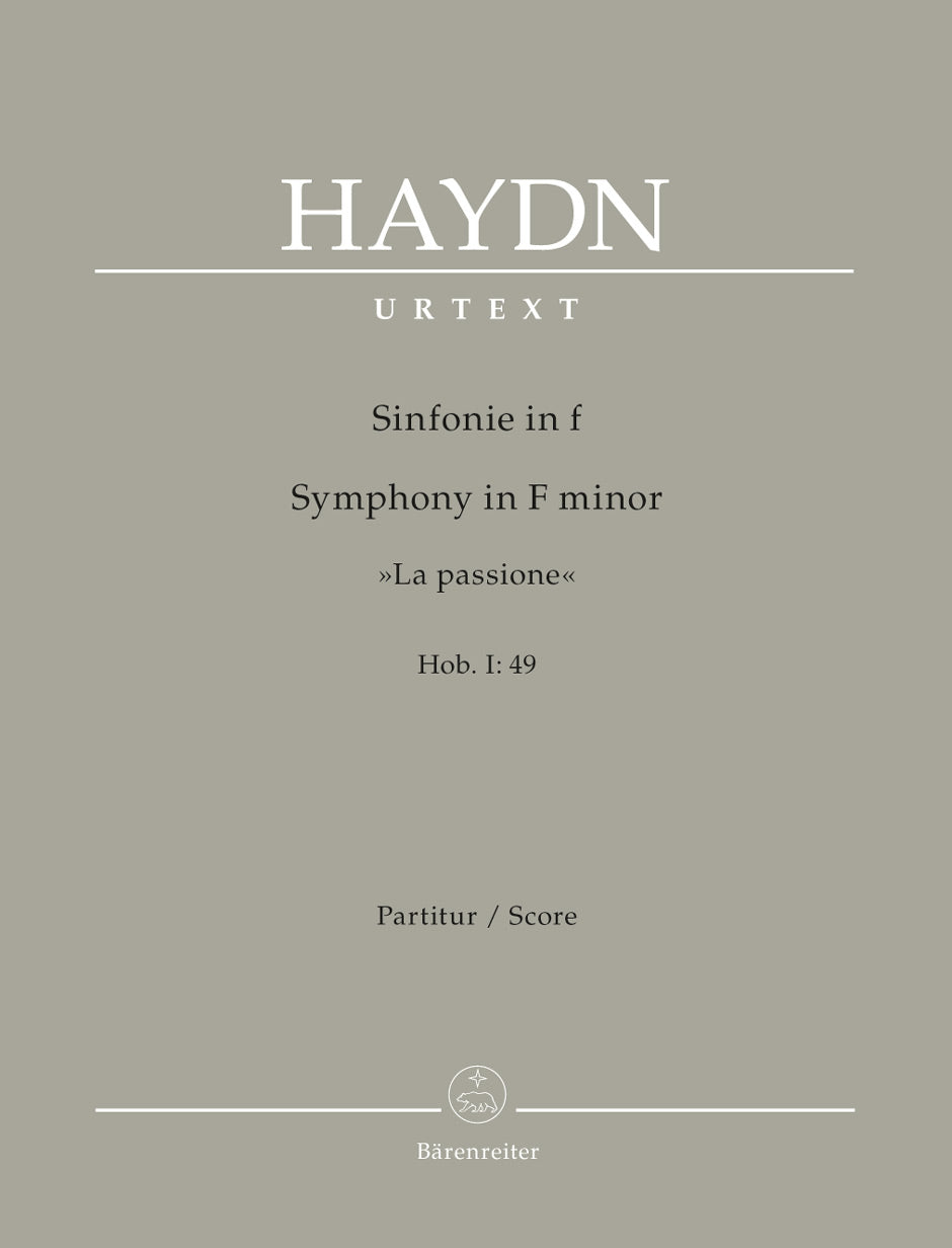 Haydn Symphony F minor Hob. I:49 "La passione"