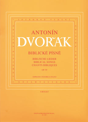 Dvorak Biblical Songs op. 99 High Voice