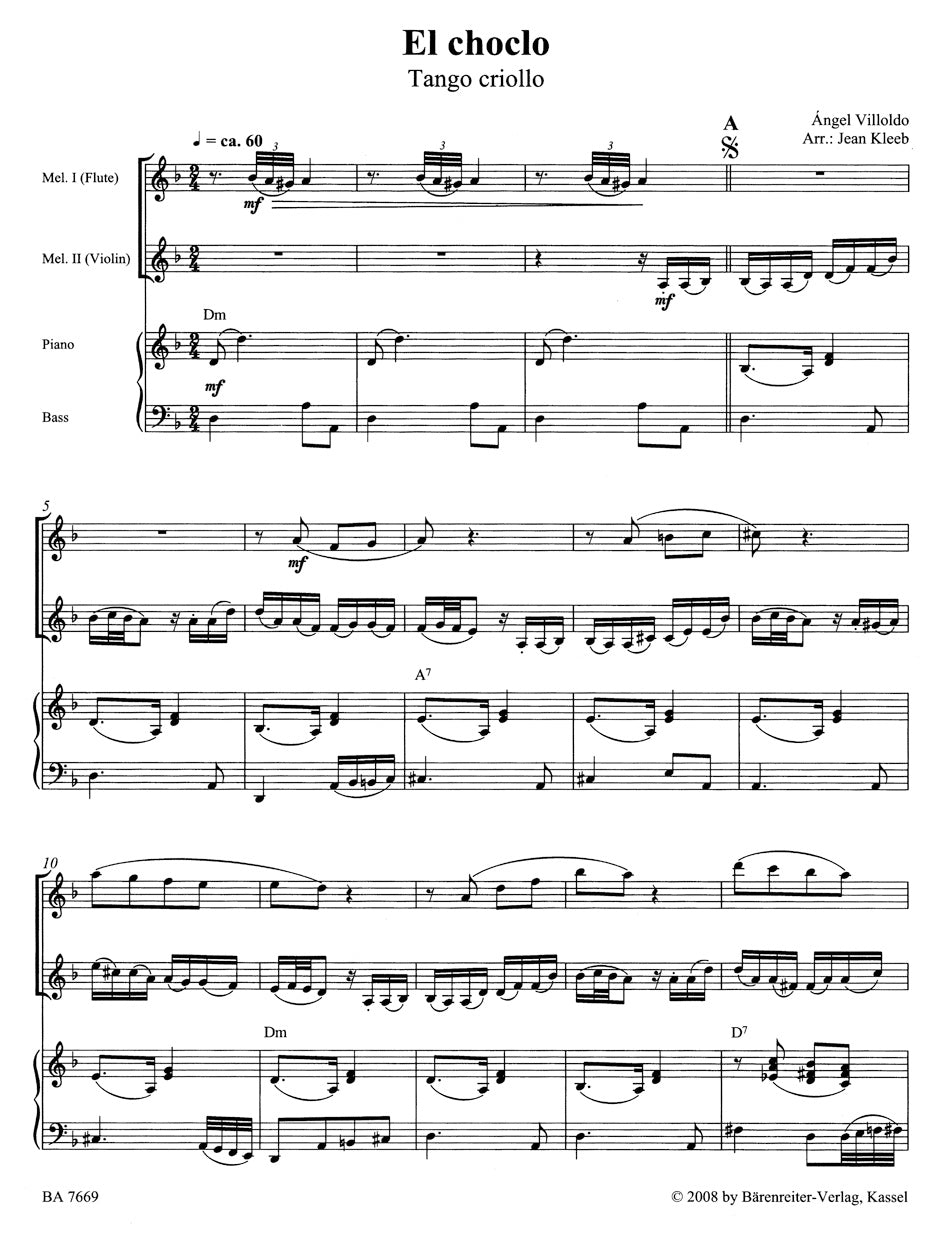 Tango -11 Arrangements for Variable Instrumentation