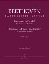 Beethoven Romances in F major and G major for Violin and Orchestra op. 50, 40