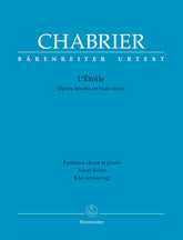 Chabrier L'Etoile -Opera-bouffe in three acts-