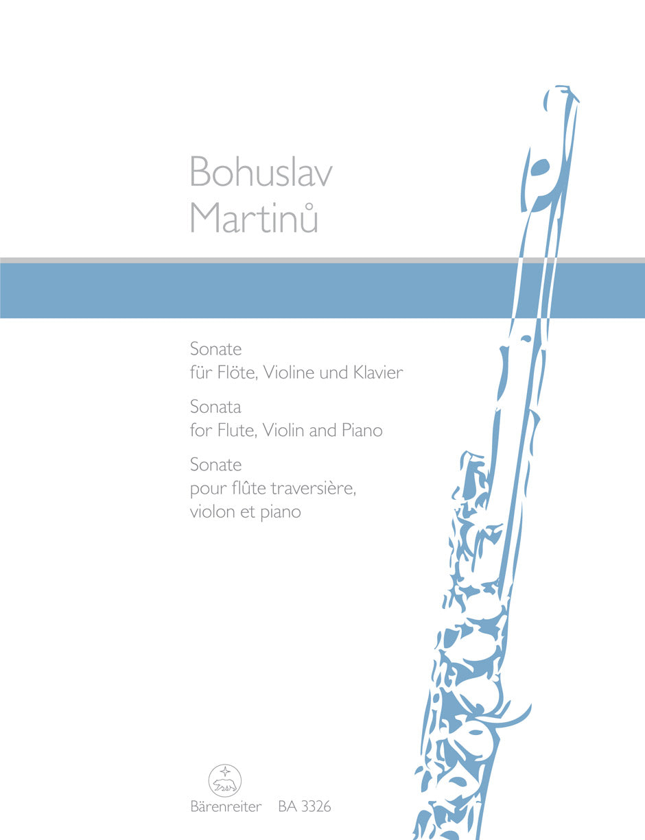 Martinu Sonata for Flute, Violin and Piano