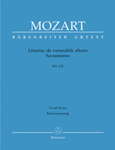 Mozart Litaniae de venerabili altaris Sacramento B-flat major K. 125