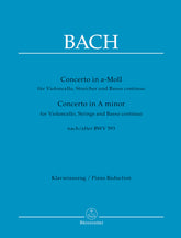 Bach Concerto for Violoncello, Strings and Basso continuo A minor (after BWV 593)