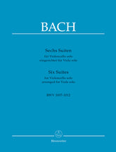 Bach Cello Suites for Viola