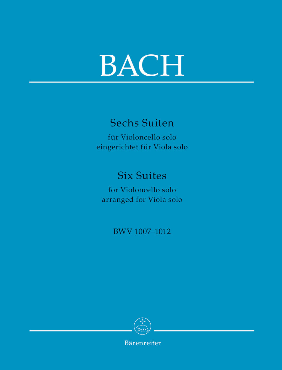 Bach Cello Suites for Viola