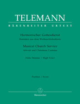 Telemann Harmonischer Gottesdienst -Advent and Christmas Cantatas-Musical Church Service-High Voice