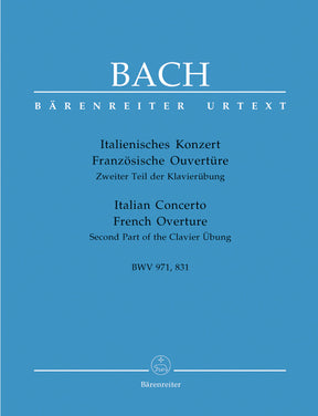 Bach Italian Concerto / French Overture BWV 971, BWV 831 -Second Part of the Clavier ?bung-