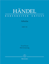 Handel Athalia HWV 52 -Oratorio in three parts-