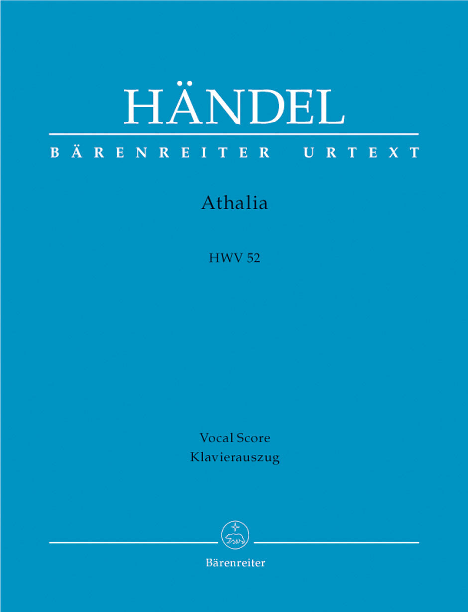 Handel Athalia HWV 52 -Oratorio in three parts-