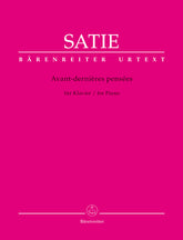 Satie Avant-derniÞres pensées for Piano