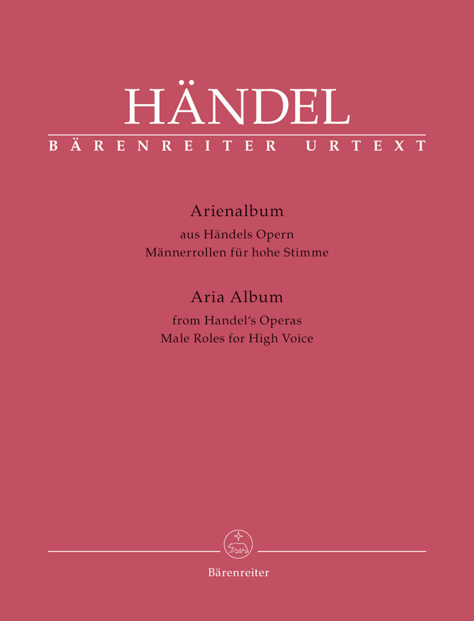 Handel Aria Album from Handel's Operas -Male Roles for High Voice-