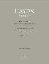 Haydn Piano Concerto D major Hob. XVIII:11