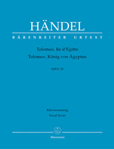 Handel Tolomeo, Re d'Egitto HWV 25 -Dramma per musica in thre acts-
