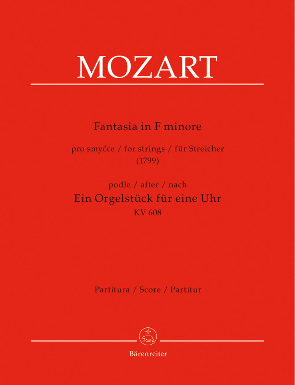 Mozart Fantasia F minor for strings (1799) (nach "Ein Orgelstück für eine Uhr KV 608")