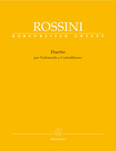 Rossini Duetto for Violoncello and Contrabass