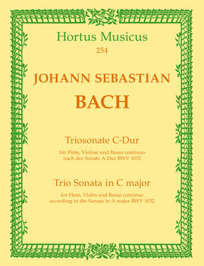 Bach Trio Sonata in C major (according to the Sonata in A major BWV 1032)