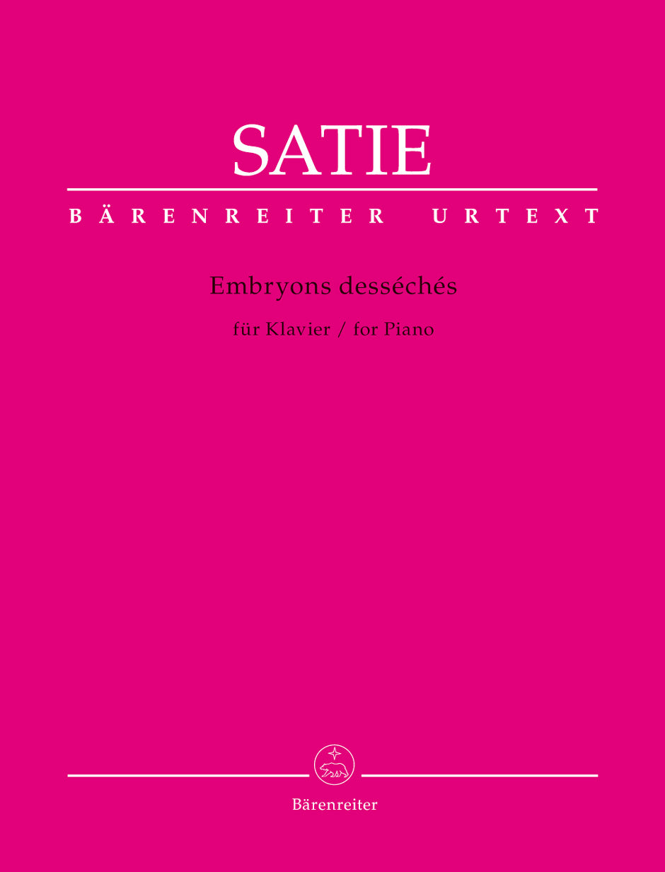 Satie Embryons desséchés for Piano