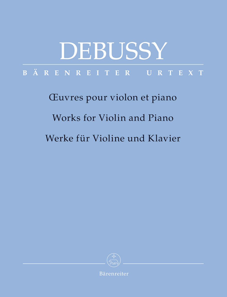 Debussy Works for Violin and Piano