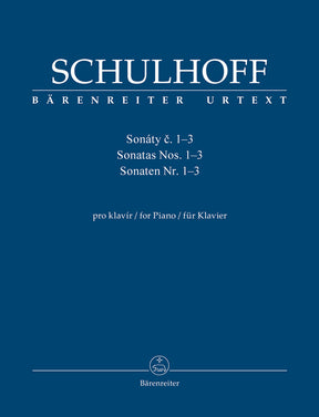 Schulhoff Sonatas for Piano Nr. Nos. 1-3