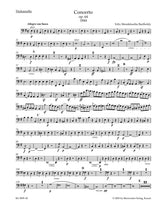 Mendelssohn Cello Part for Concerto for Violin and Orchestra Cello Part CLEARANCE SHEET MUSIC / FINAL SALE