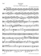 Mendelssohn Viola Part for Concerto for Violin and Orchestra in E minor Viola Part CLEARANCE MUSIC / FINAL SALE