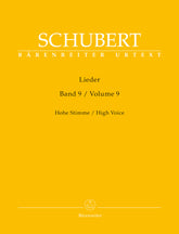 Schubert Lieder, Band 9 (Hohe Stimme)