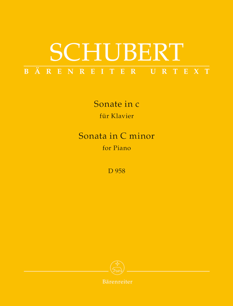 Schubert: Sonata for Piano C minor D 958