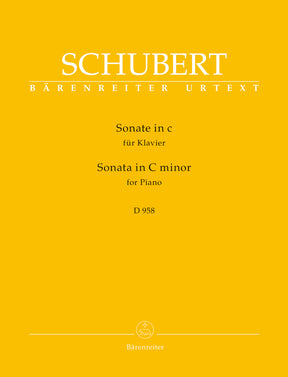 Schubert Sonata for Piano C minor D 958