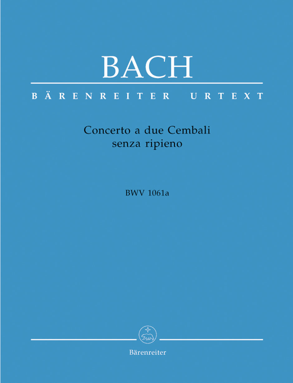 Bach Concerto a due Cembali senza ripieno C-Dur BWV 1061a