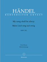 Handel My song shall be alway HWV 252