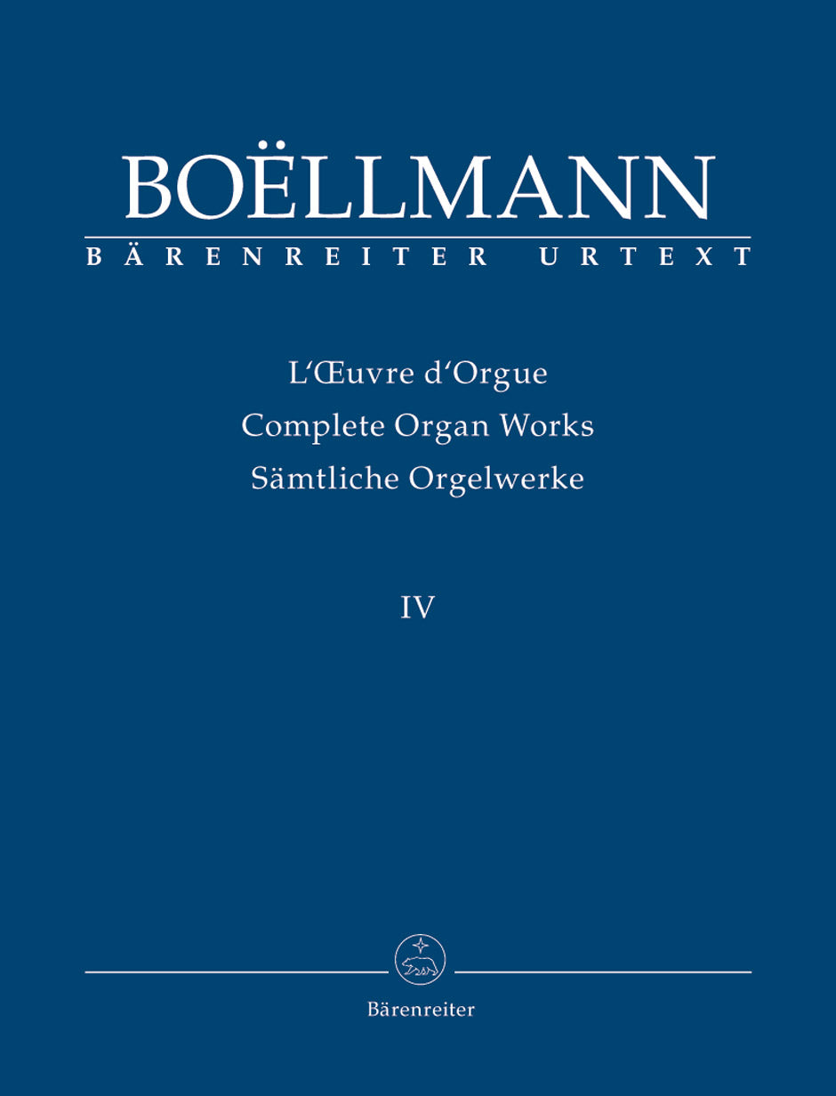 Boellmann Works arranged for Organ