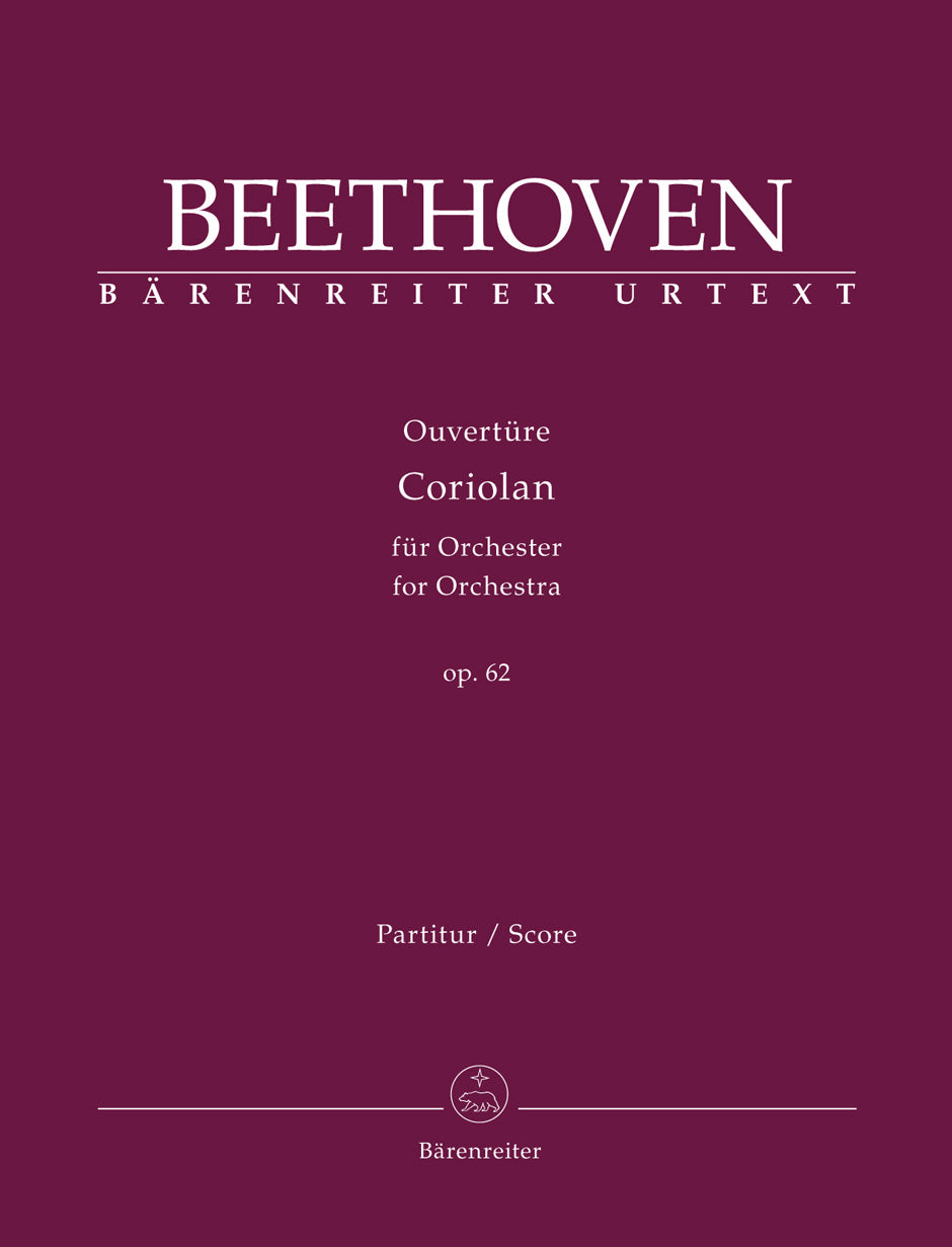 Beethoven Coriolan Overture - Full Score