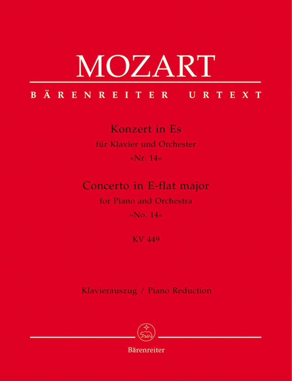 Mozart Concerto for Piano and Orchestra Nr. 14 E-flat major K. 449