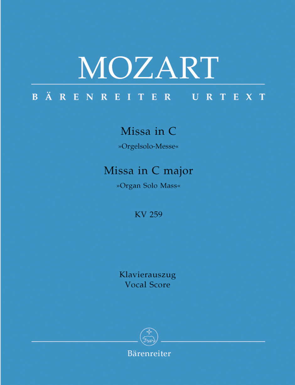 Mozart Missa C major K. 259 "Organ Solo Mass"