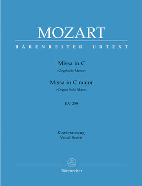 Mozart Missa C major K. 259 "Organ Solo Mass"
