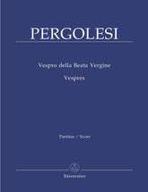 Pergolesi Vespro della Beata Vergine / Vesper