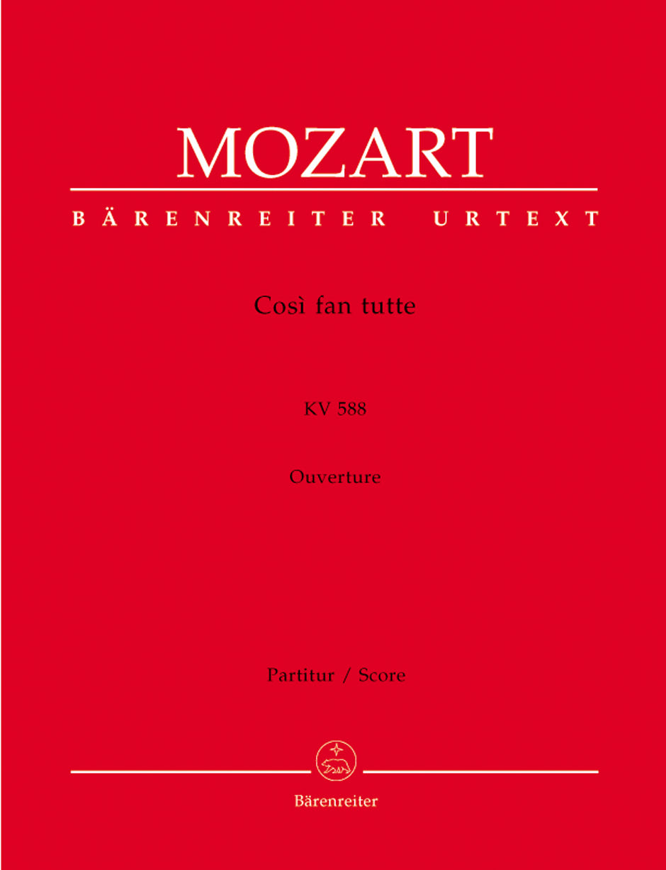 Mozart Overture to Così fan tutte" KV 588