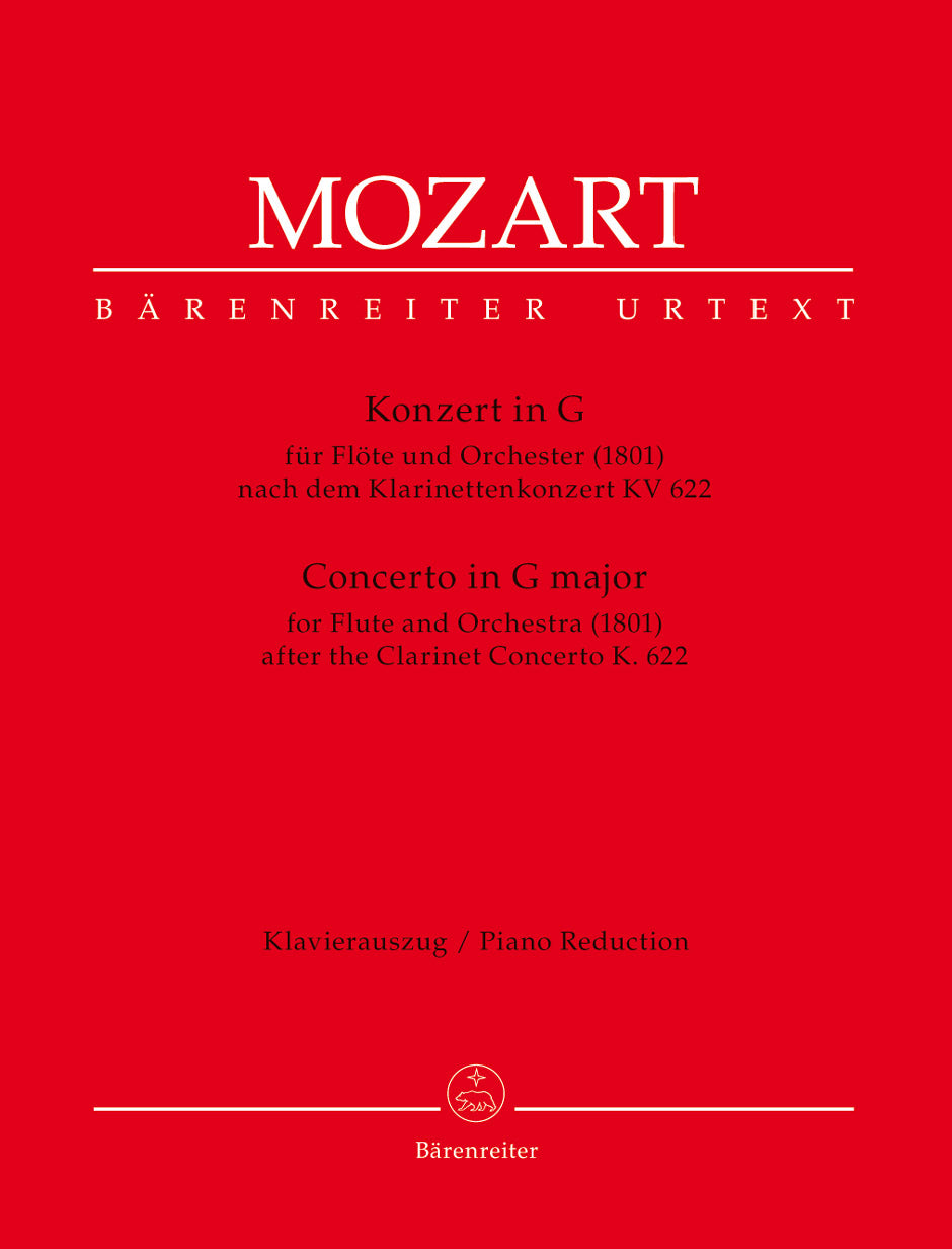 Mozart Concerto for Flute and Orchestra G major K. 622 (1801) -In an arrangement by A. E. Müller after the Clarinet Concerto K. 622-