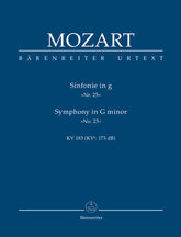 Mozart Symphony Nr. 25 G minor K. 183 (K.6: 173 dB)