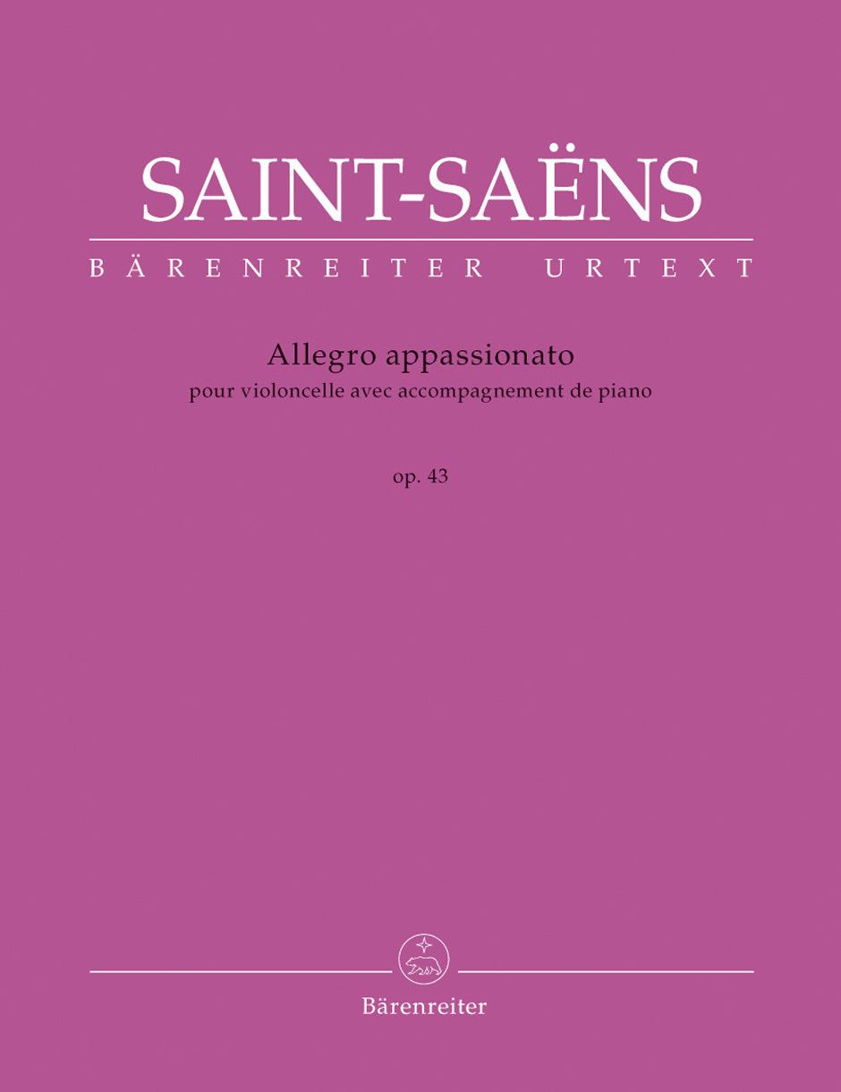 Saint-Saens Allegro Appassionato for Violoncello with Piano Accompaniment op. 43