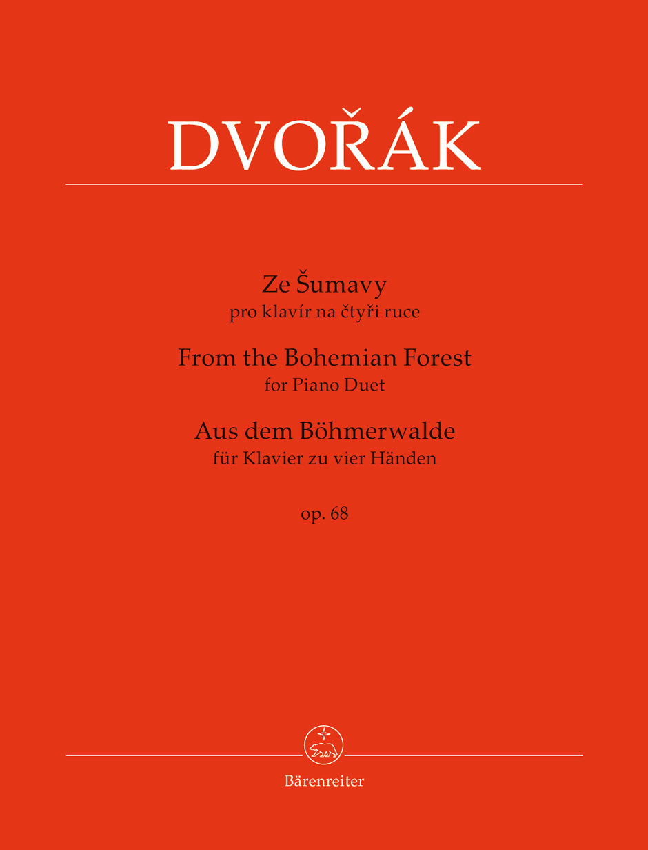 Dvorak From the Bohemian Forest for Piano Duet op. 68
