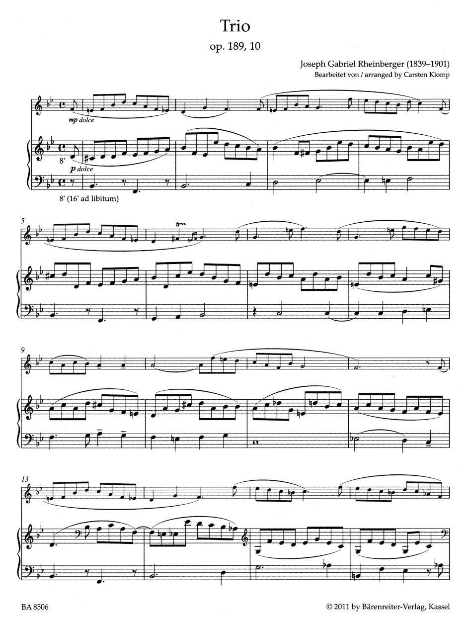 Organ Plus One -Divine Service- (Original works and arrangements for church service and concert)